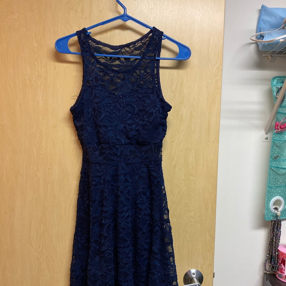 Blue dress